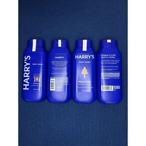 Harry's Redwood Body Wash Evergreen & Thyme 16oz Pack of 4 New